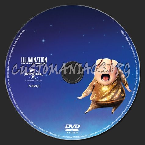 Sing dvd label