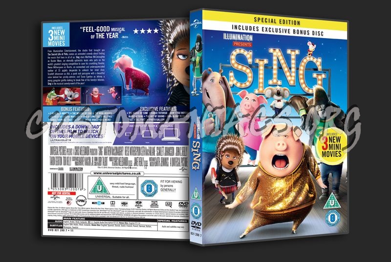 Sing dvd cover