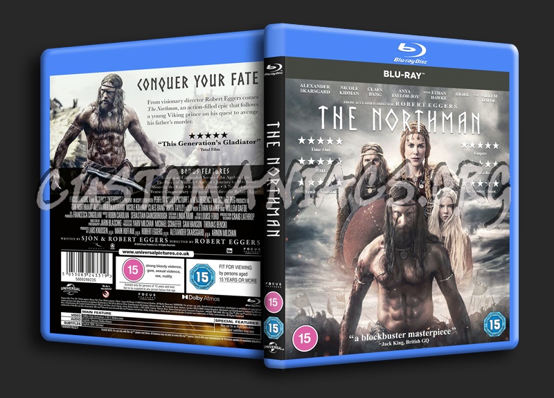 The Northman blu-ray cover