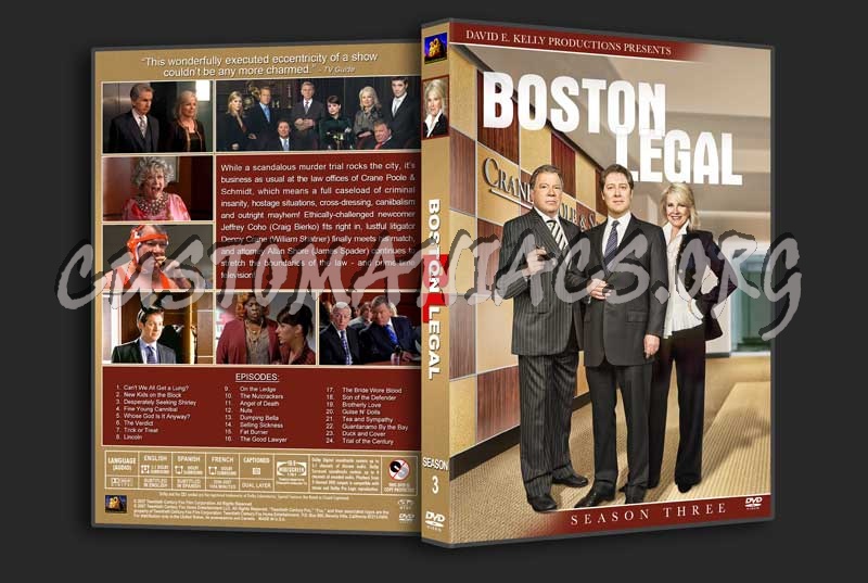 Boston Legal - The Complete Series dvd cover