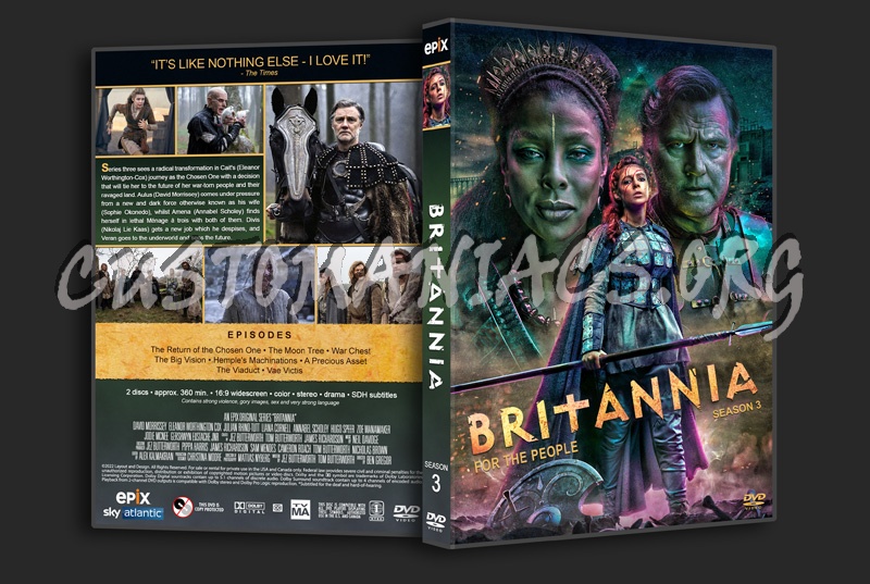 Britannia - Season 3 dvd cover