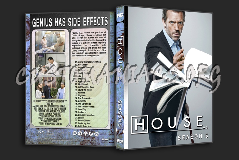 House M.D. Season 5 dvd cover