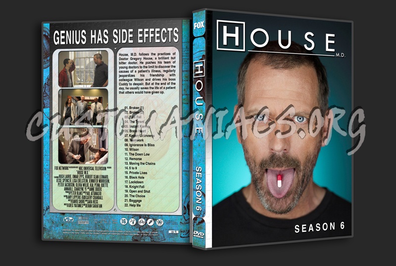 House M.D. Season 6 dvd cover