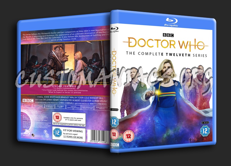 Dr Who Series 12 blu-ray cover