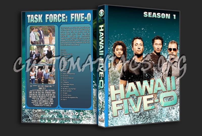 Hawaii Five-0 - Season 1 dvd cover