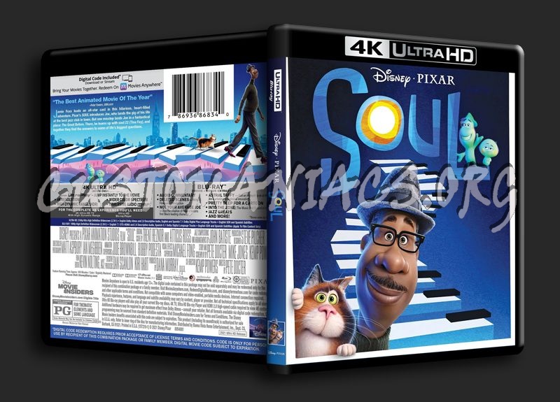 Soul 4K blu-ray cover