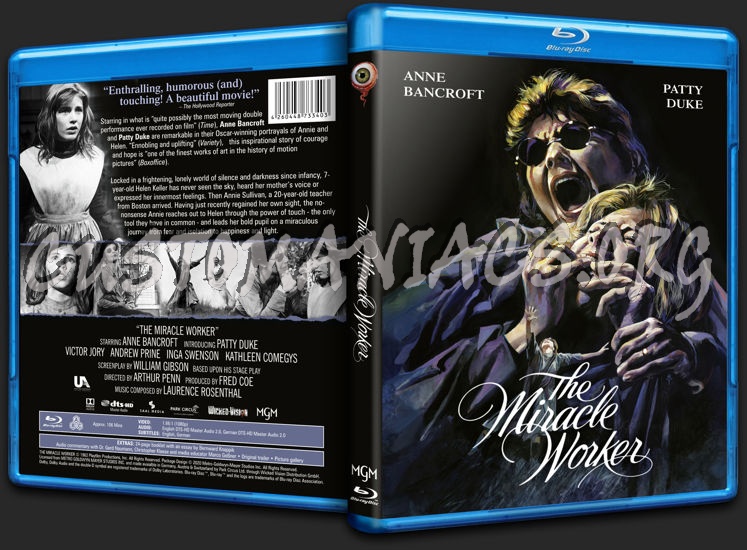 The Miracle Worker (1962) blu-ray cover