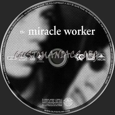 The Miracle Worker (1962) blu-ray label