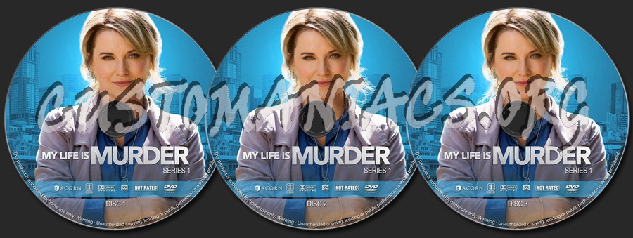 My Life is Murder - Series 1 dvd label