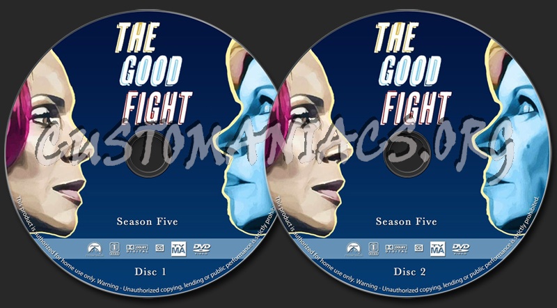 The Good Fight - Season 5 dvd label