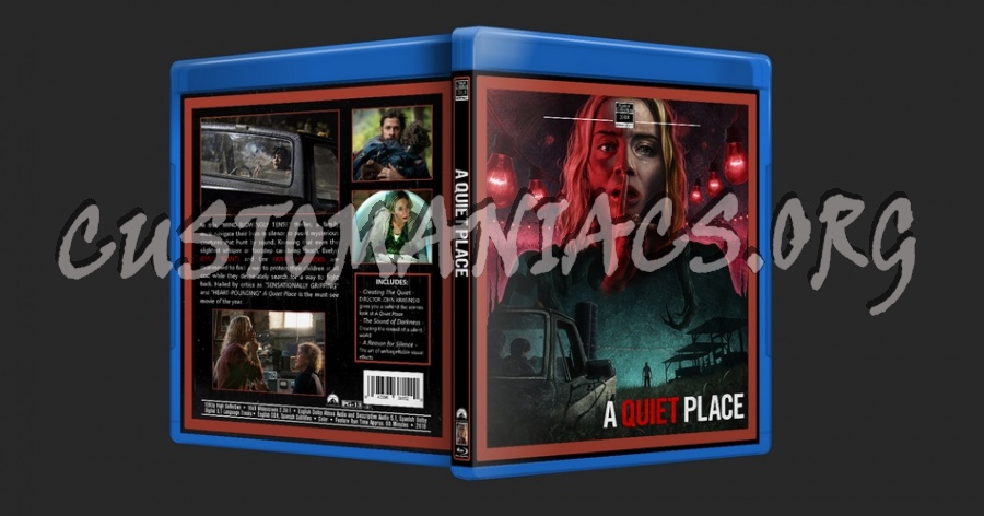 A Quiet Place (2018) blu-ray cover