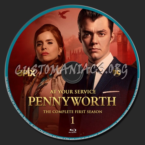 Pennyworth Season 1 blu-ray label