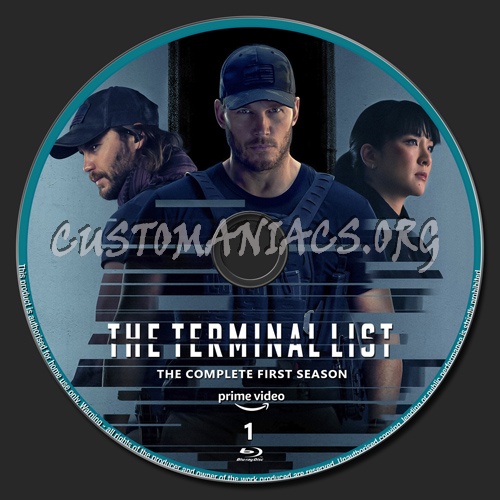 The Terminal List Season 1 blu-ray label