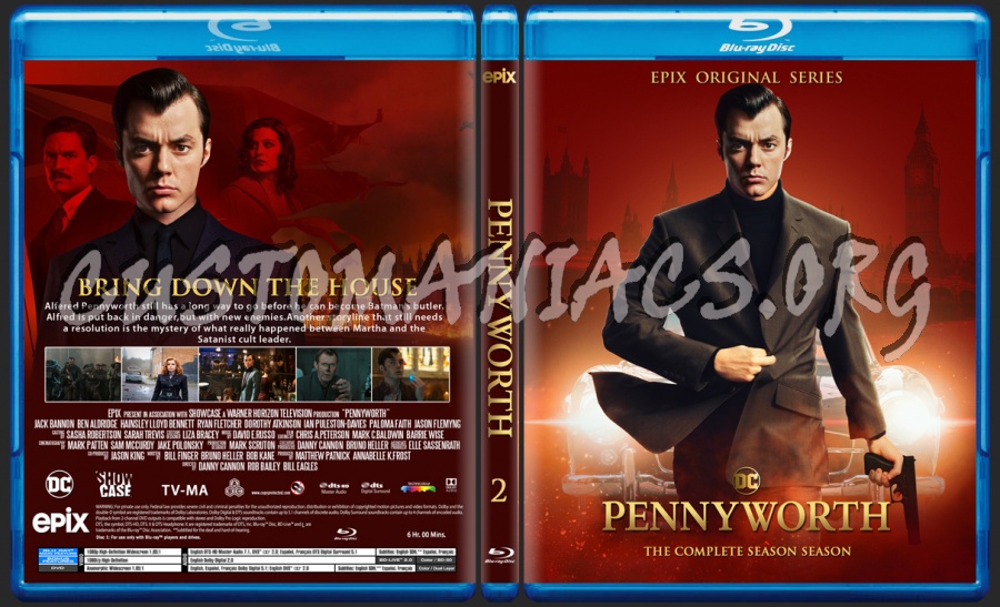 Pennyworth Season 2 blu-ray cover