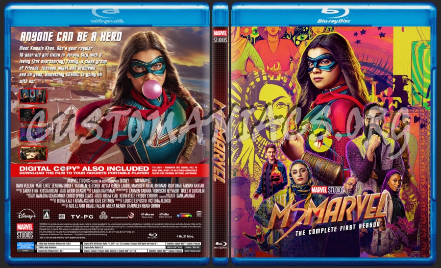 Ms Marvel Season 1 blu-ray cover