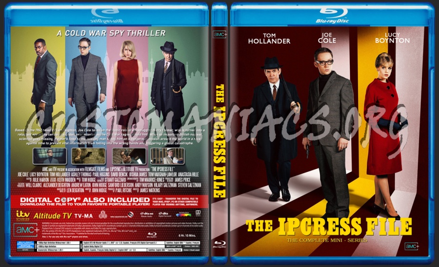 The Ipcress File Season 1 blu-ray cover