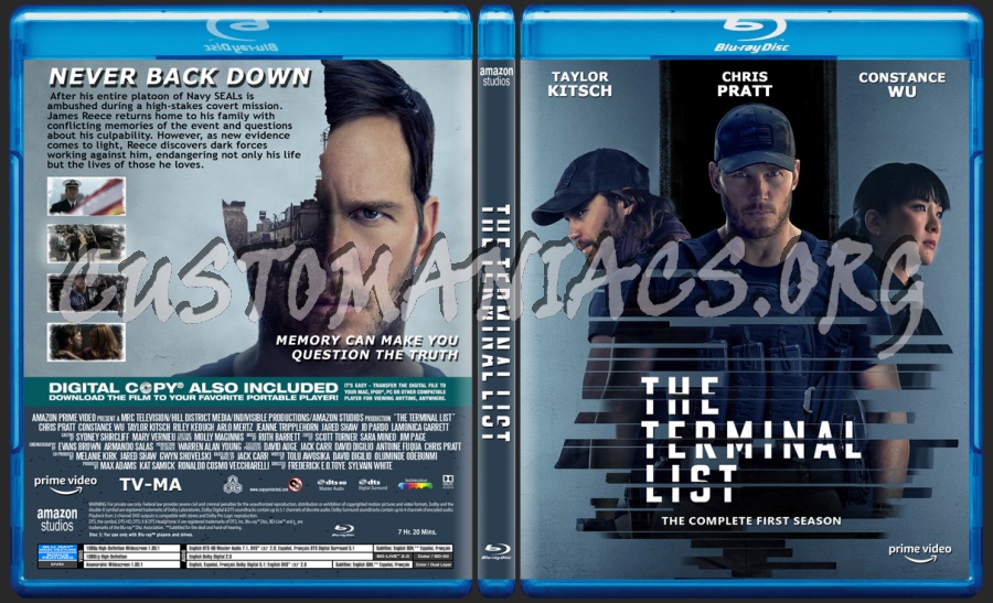 The Terminal List Season 1 blu-ray cover