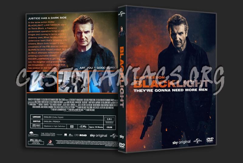 Blacklight (2022) dvd cover