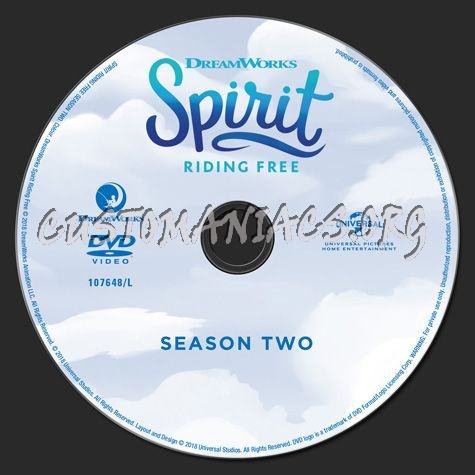 Spirit Riding Free Season 2 dvd label