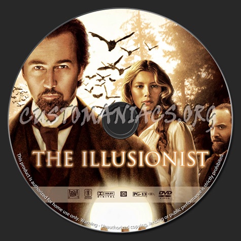 The Illusionist dvd label