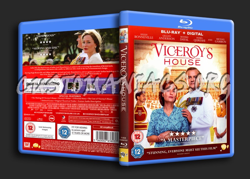 Viceroy's House blu-ray cover