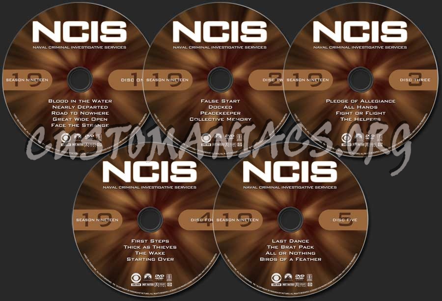 NCIS - Season 19 dvd label