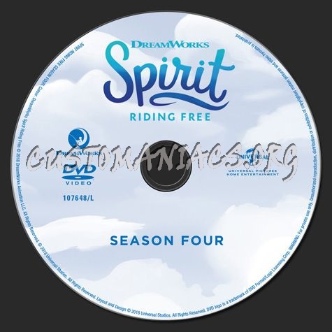 Spirit Riding Free Season 4 dvd label