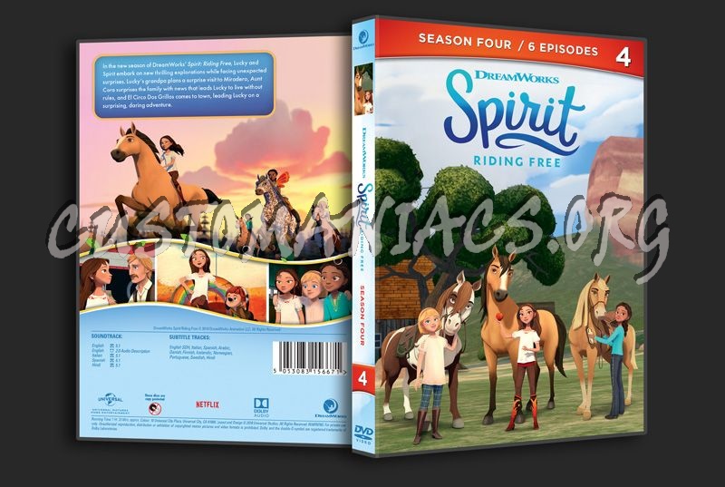 Spirit Riding Free Season 4 dvd cover