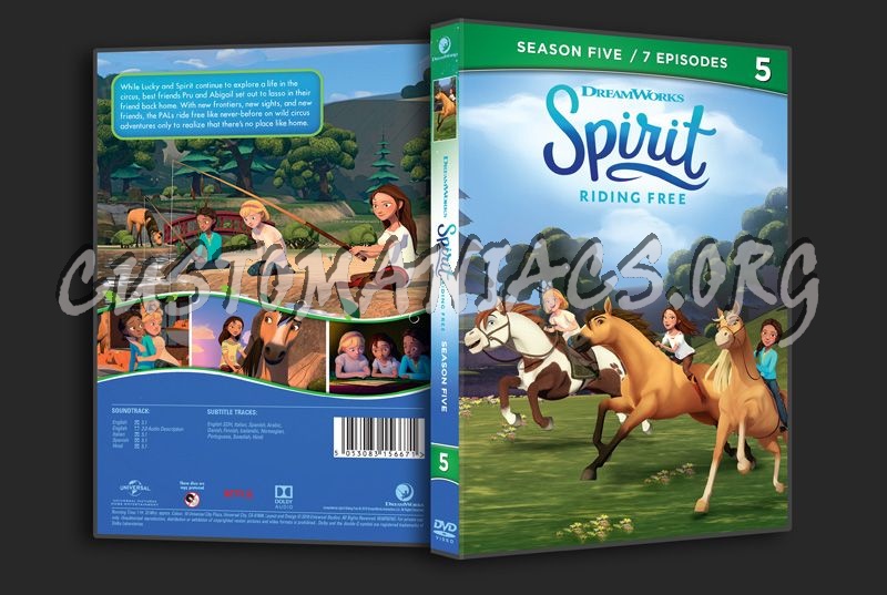 Spirit Riding Free Season 5 dvd cover