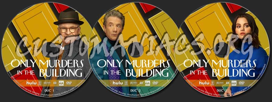 Only Murders in the Building - Season 1 dvd label