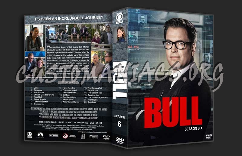 Bull - Season 6 dvd cover