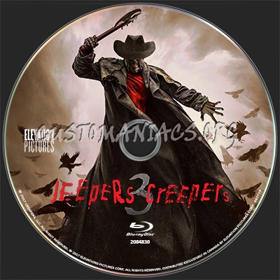 Jeepers Creepers 3 blu-ray label