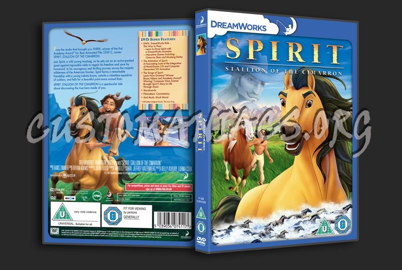 Spirit Stallion of the Cimarron dvd cover