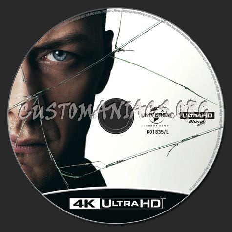 Split 4K blu-ray label