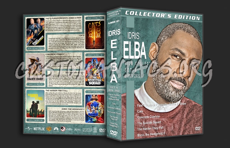 Idris Elba Filmography - Set 8 (2019-2022) dvd cover