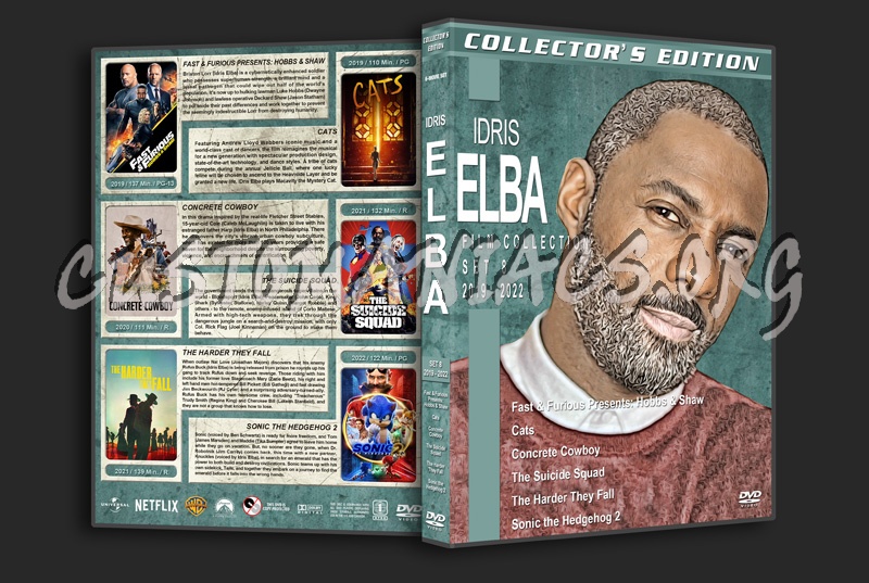 Idris Elba Filmography - Set 8 (2019-2022) dvd cover