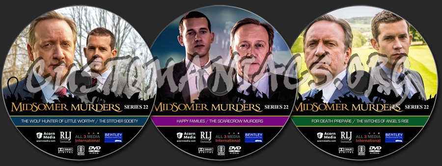 Midsomer Murders - Series 22 dvd label