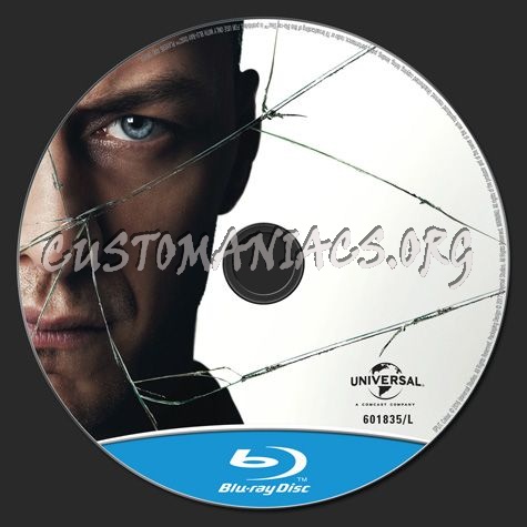 Split blu-ray label