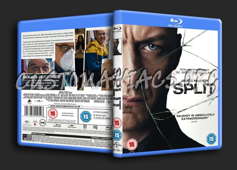 Split blu-ray cover