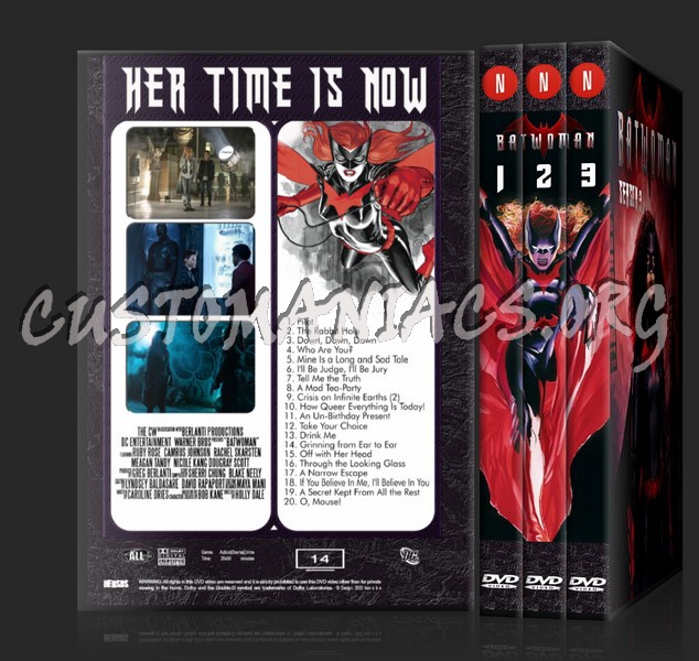 Batwoman 3 seasons with spine dvd cover