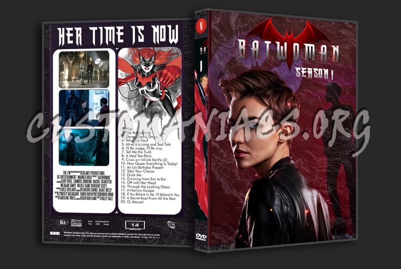 Batwoman 3 seasons with spine dvd cover