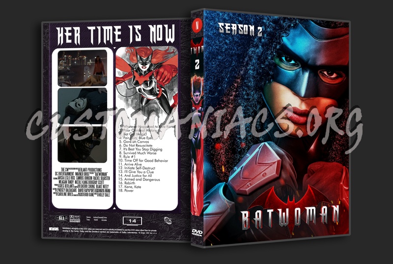 Batwoman 3 seasons with spine dvd cover