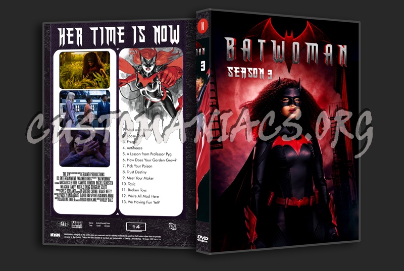 Batwoman 3 seasons with spine dvd cover