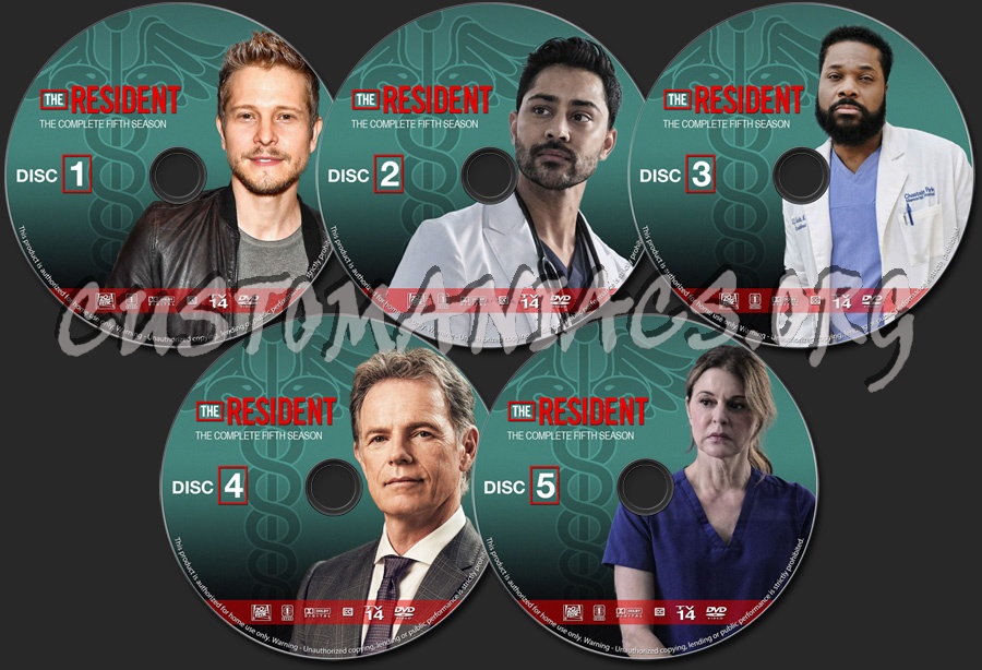 The Resident - Season 5 dvd label