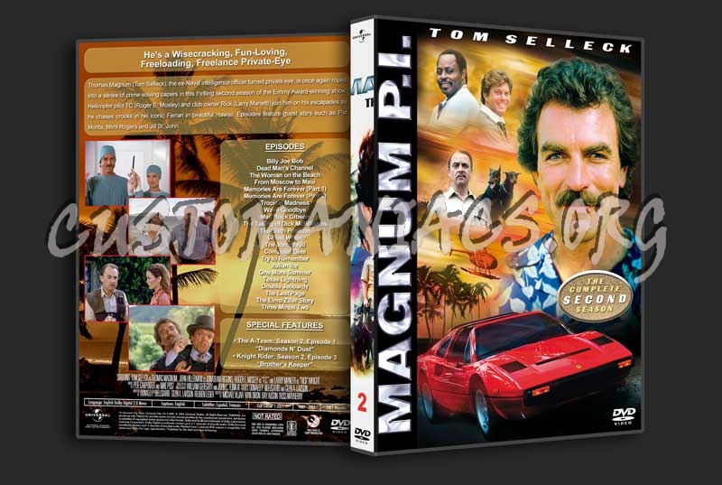 Magnum P.I.  - The Complete Series (spanning spine) dvd cover