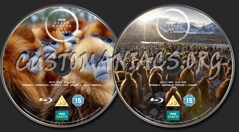 BBC Seven Worlds, One Planet (2020) blu-ray label