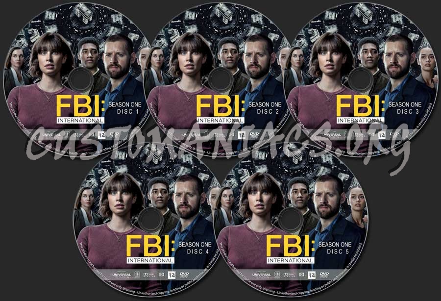 FBI: International - Season 1 dvd label