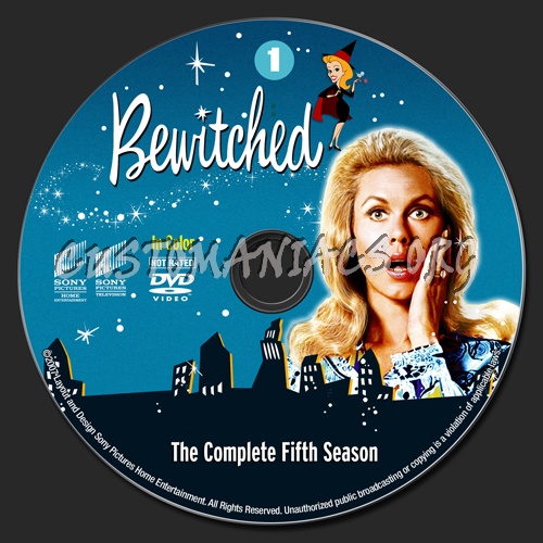 Bewitched - Season 5 dvd label