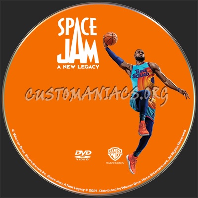 Space Jam A New Legacy DVD Label dvd label