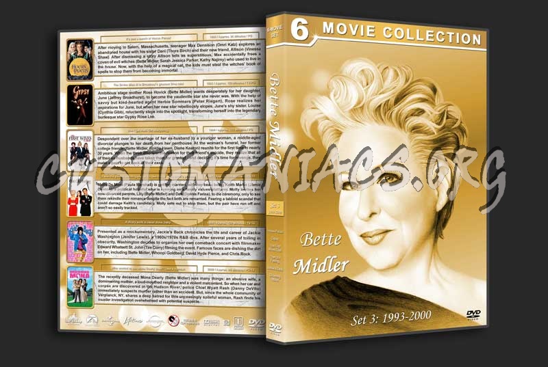 Bette Midler Filmography - Set 3 (1993-2000) dvd cover